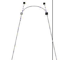 cdr中画弧线应该进行怎么样操作,cdr怎么画弧度的图图4